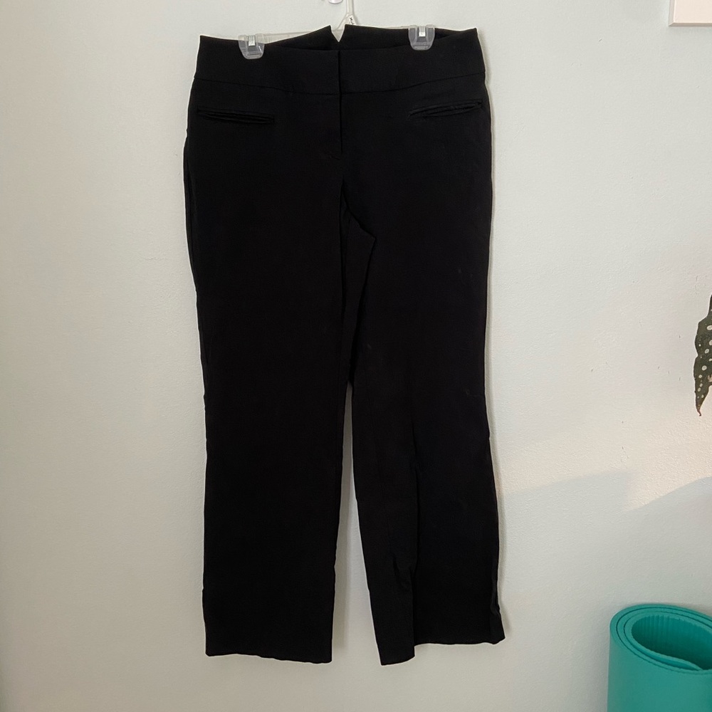 Lane Bryant black stretchy dress pants right fit 2